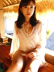 Cutie Sayuri Otome shows off her beautiful curves in lingerie