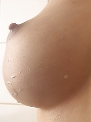 Amateur big titted asian milking her natural tits