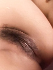 Chihiro Manaka Asian licks nipples of her cans and gets boner on