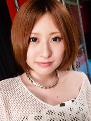 Ruri Haruka Asian has mouth fucked and fish taco fingered by guy