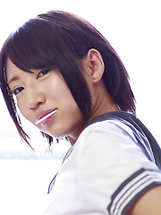 If you're like me and have a fetish for Japanese schoolgirl cosplay and wet cotton panties then you're in for a treat at CKE18. Nozomi is a hentai Japanese girl.