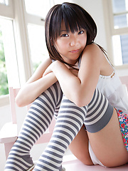 Nice Fuuka Nishihama undresses on the camera making us wild