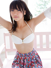 Nice Fuuka Nishihama undresses on the camera making us wild