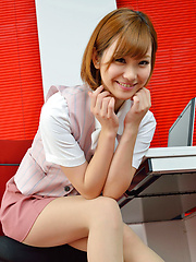 Hot Ichika Nishimura is sweet office babe that loves to amaze us