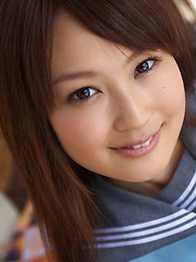 Misaki Nito Asian in sailor gal blouse shows hot butt in panty