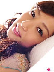 Natsuki Ikeda Asian with big knockers and hot lingerie is naughty